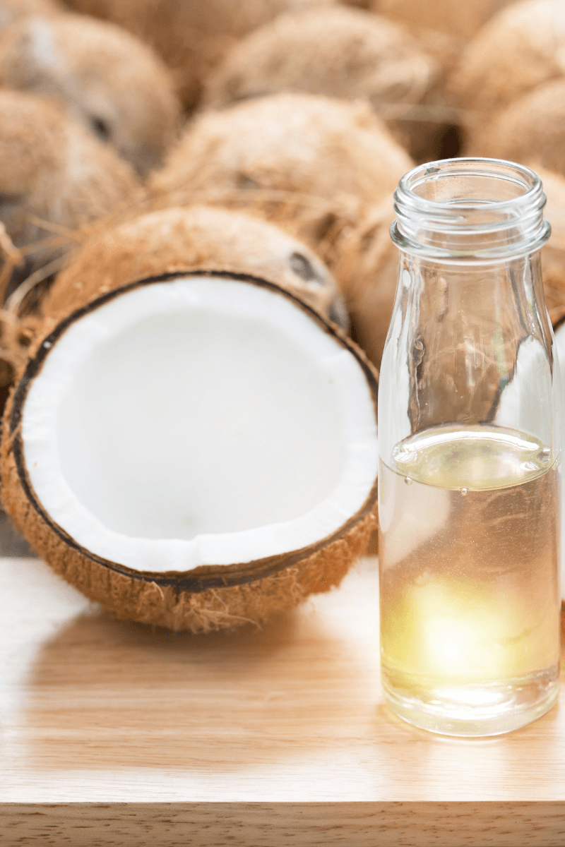 natural body scrub at home. Cold-pressed coconut oil for moisturizing in DIY body scrubs | skincaresolutions.in