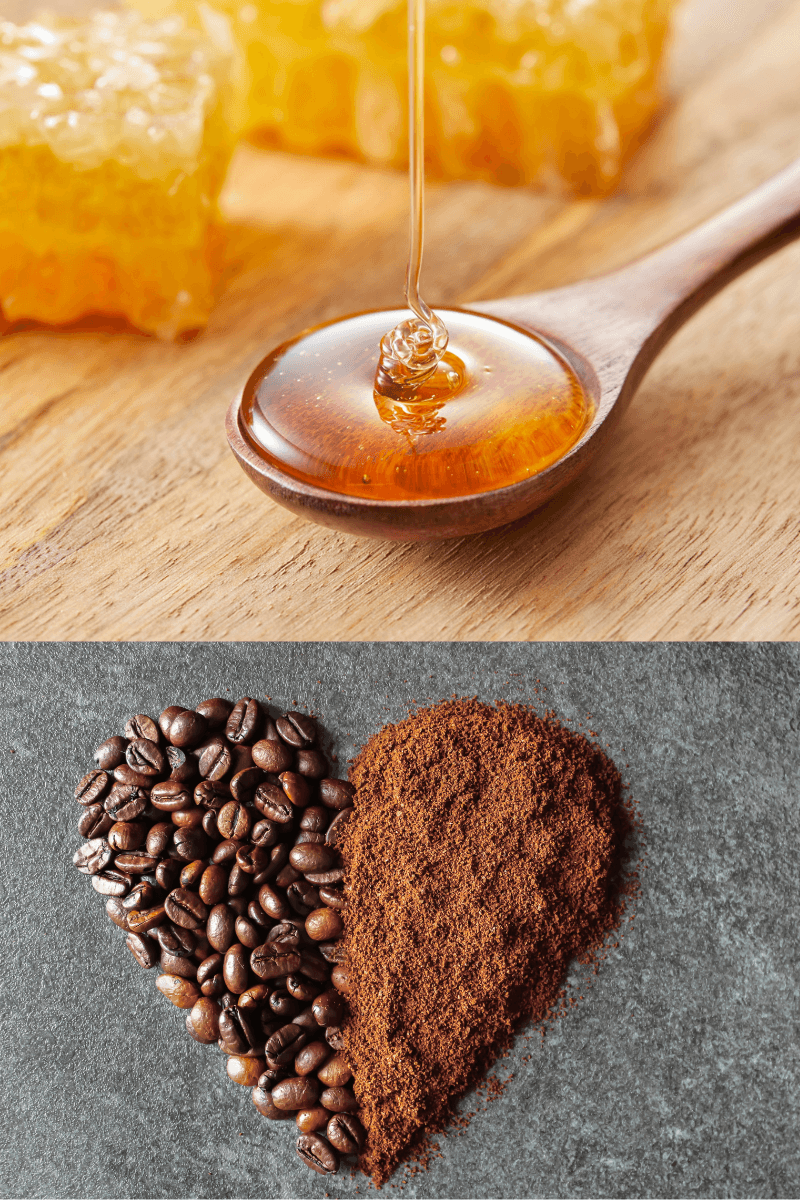 Honey and coffee DIY face pack for exfoliation and glowing skin | skincaresolutions.in