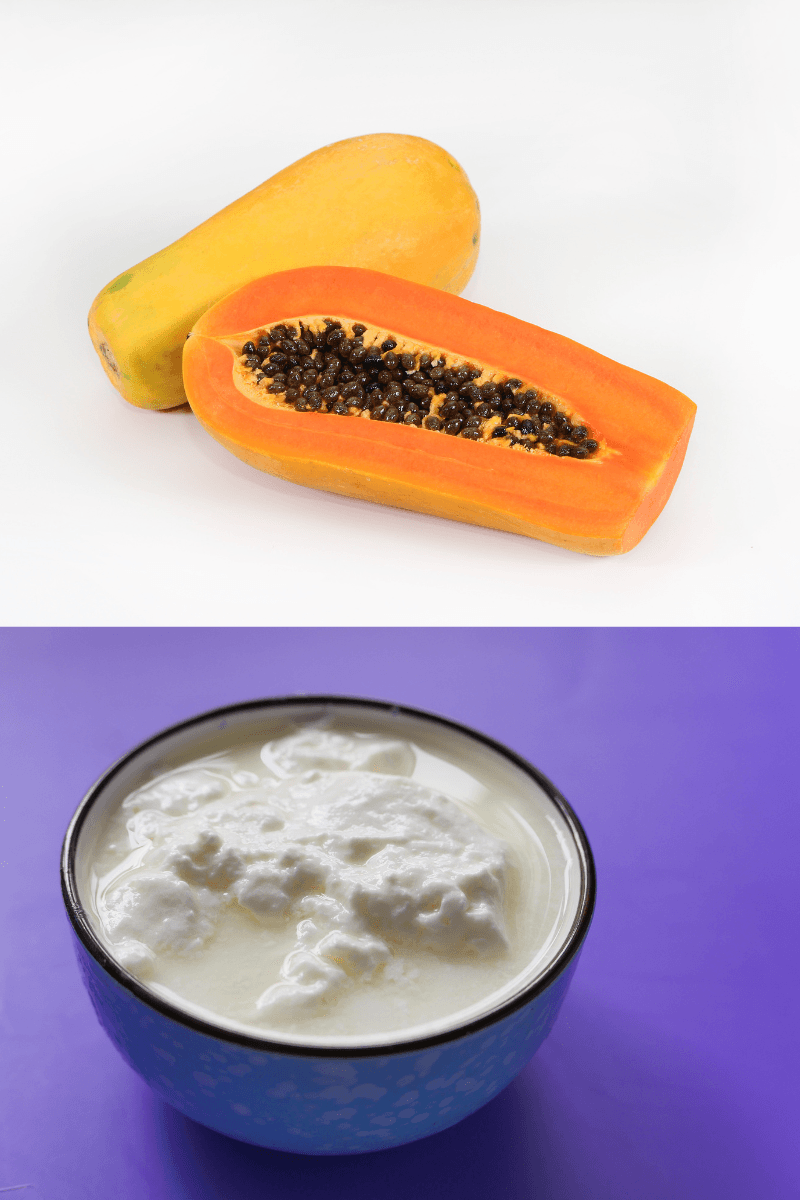 Papaya and yogurt DIY exfoliator for spring skincare | skincaresolutions.in