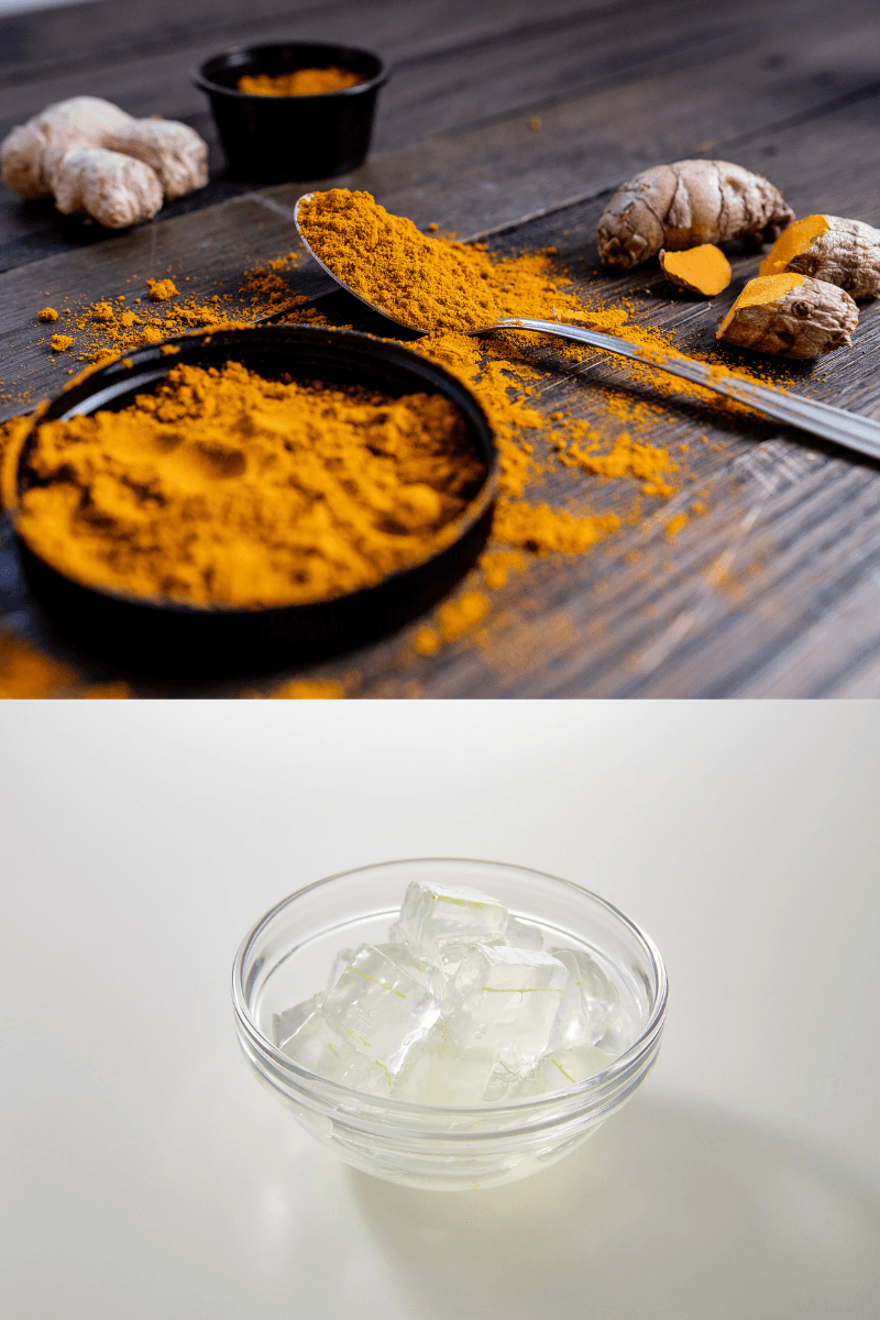 Calming turmeric and aloe vera remedy for reducing inflammation and acne scars | skincaresolutions.in