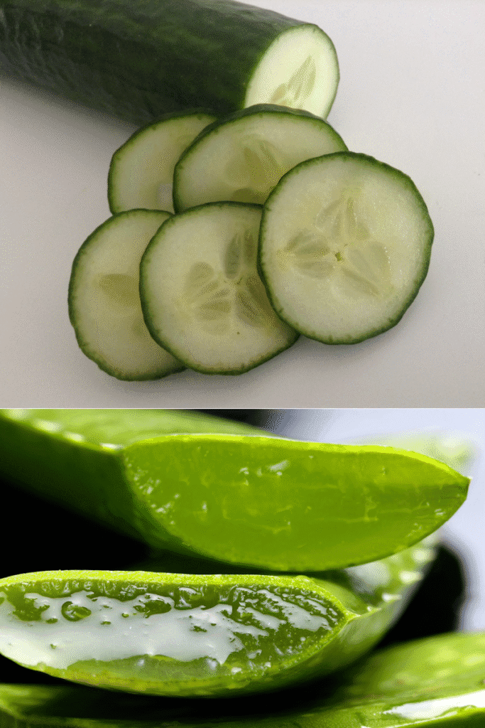 Refreshing homemade hydrating face mask with aloe vera and cucumber | skincaresolutions.in