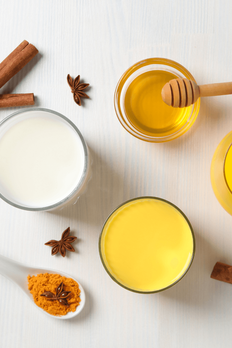 Creamy turmeric and yogurt anti-aging face pack being mixed in a bowl | skincaresolutions.in