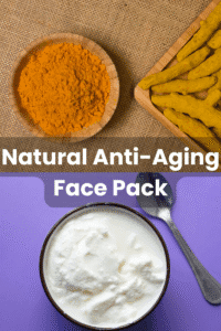 Read more about the article Anti-Aging Face Pack Using Turmeric & Yogurt