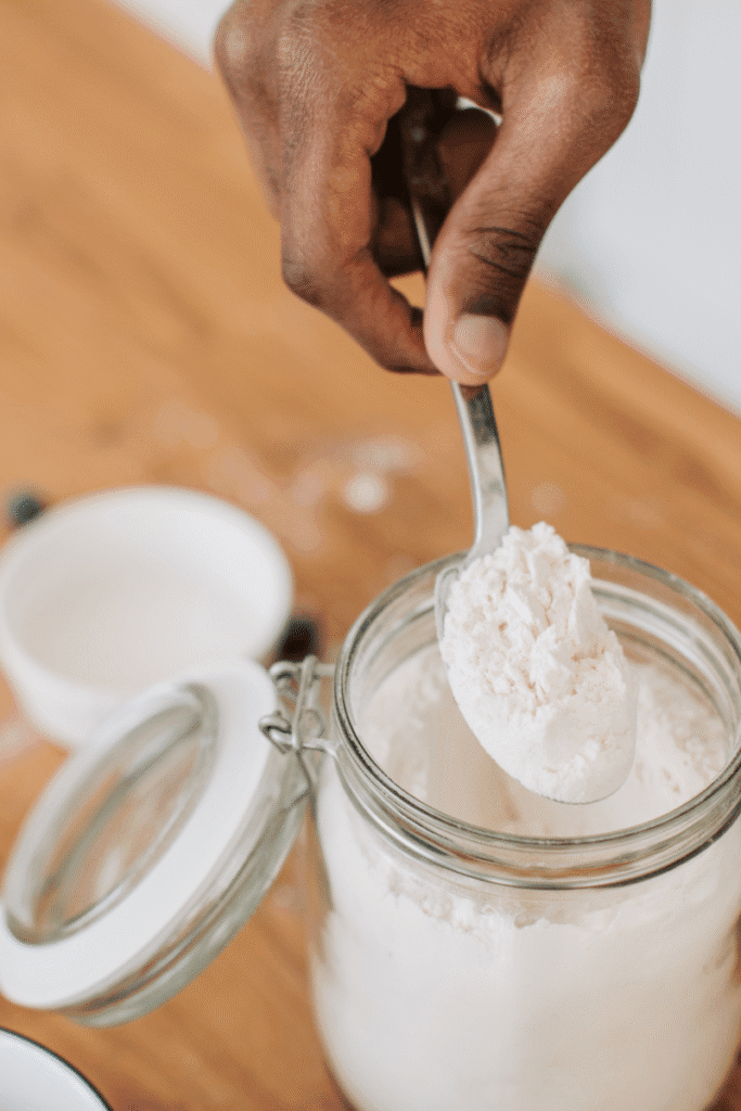 Store your DIY body wash powder in a clean dry jar | skincaresolutions.in