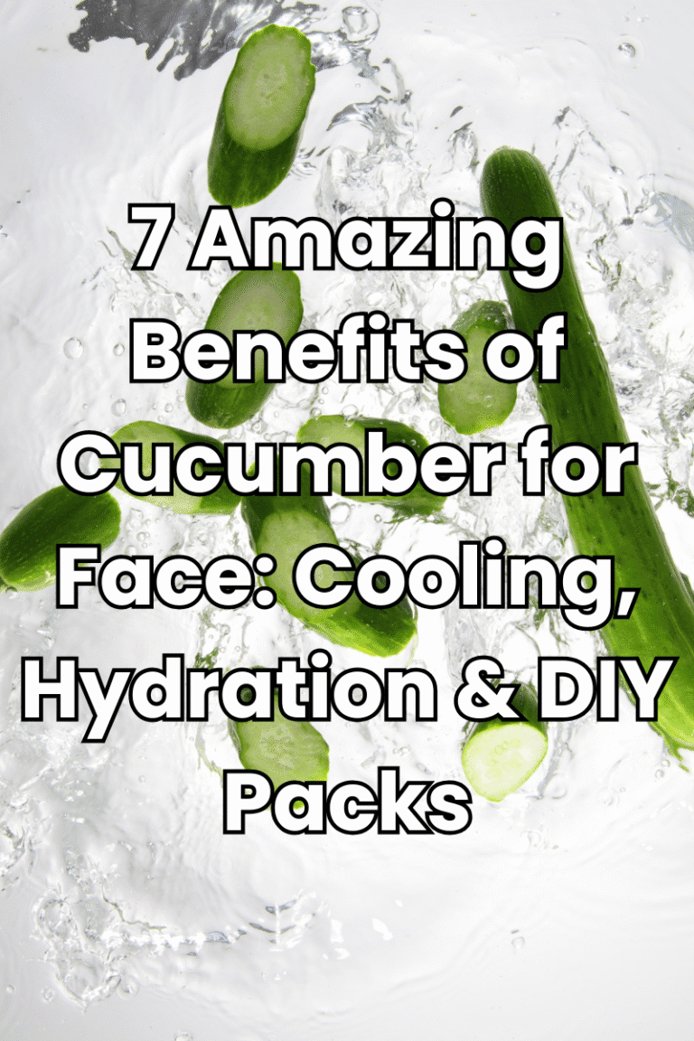 Cucumber for face skincare – cooling and hydrating natural remedy