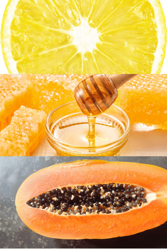 Applying DIY Tan Removal Face Pack on face to remove sun tan naturally