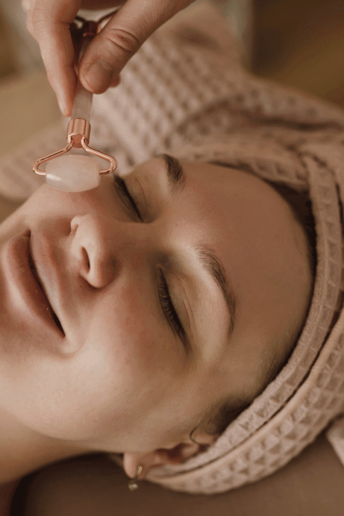 Relaxing with DIY Tan Removal Face Pack to rejuvenate and lighten sun tan